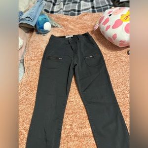 Vintage skinny faded black jeans